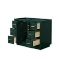thumbnail image 5 of Wyndham Collection Miranda 42" No-Sink Wood Single Bathroom Vanity in White/Gold, 5 of 7