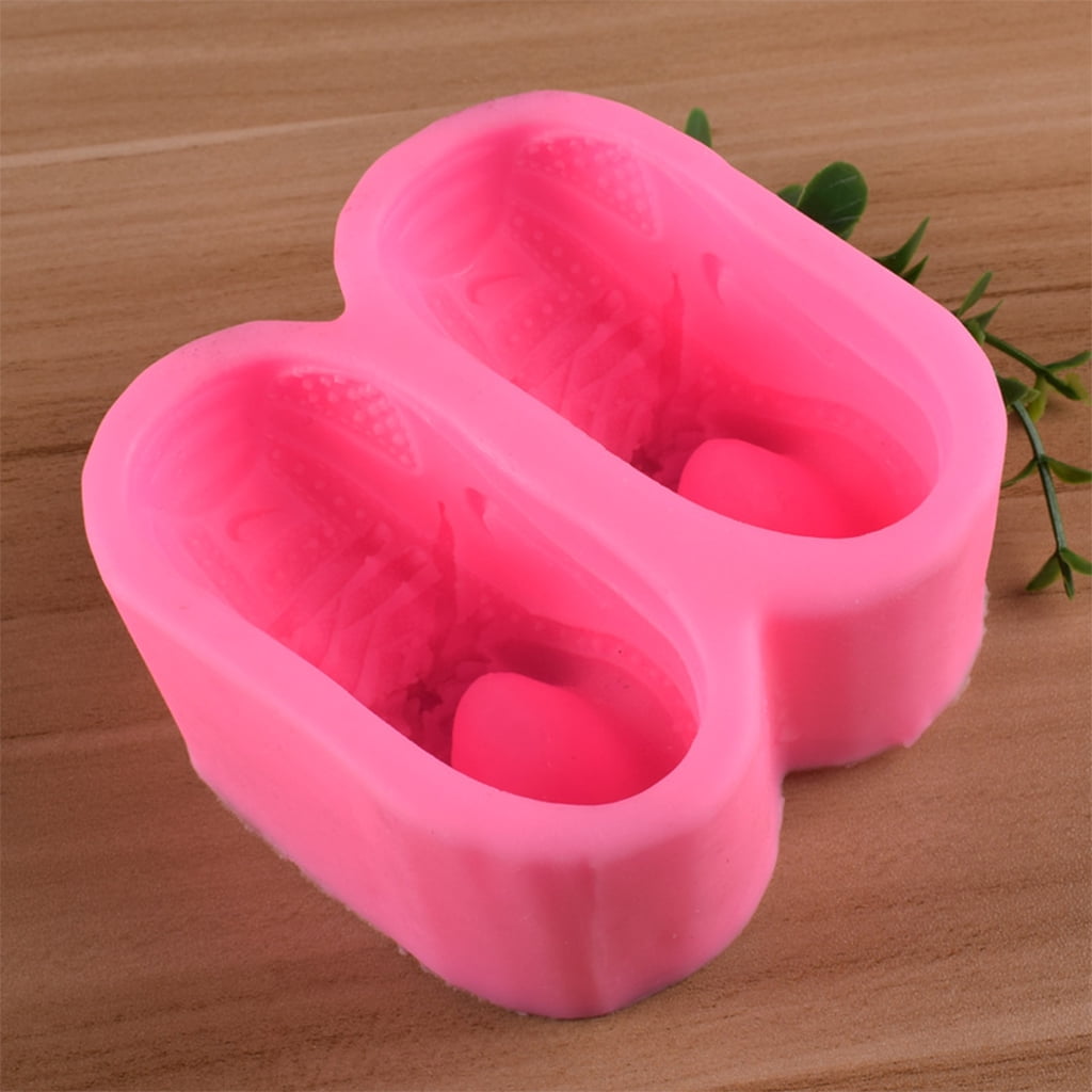 3D Silicone Shoes Fondant Mold Cake Chocolate Baking Mould Decor Tools LP 