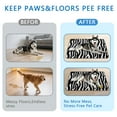 thumbnail image 6 of 35"x41" Leopard Print Potty Pad Washable, Reusable Dog Pee Pads with Non-Slip Backing, For Indoor Training and Crate Liner.(Texture/leopard /Geometry, 24" x35" ), 6 of 8