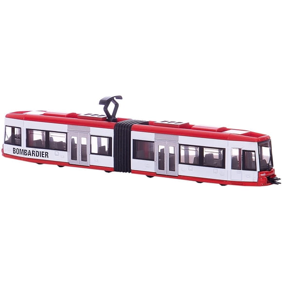 Siku 1895 Tram 1:87 Metal/Plástico Rojo/Blanco Compatible con Otros Juguetes