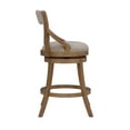 thumbnail image 6 of Powell Gemma Big and Tall Barstool, Natural Wire Brush, Multiple Sizes, 6 of 8