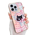 thumbnail image 1 of Funda Heaofei Cute para iPhone 15 Pro con gatos negros iridiscentes, 1 of 6