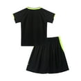 thumbnail image 2 of Haitryli Kids Boys Tracksuit Basketball Uniform Sport T Shirt with Athletic Short Set Black 8, 2 of 7