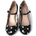 thumbnail image 3 of J. Adams Pixie Mary Jane Pumps - Retro Vintage High Heels - Comfortable Oxford Dress Shoes for Women with Ankle Strap, 3 of 6