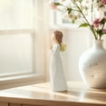 thumbnail image 5 of Lnrkai Praying Angel Figurine, Art Statue Home Decor Ornament Gift to Express Sympathy Comfort Healing, Christmas Memorial Gift for Loss of Loved One, 5 of 7