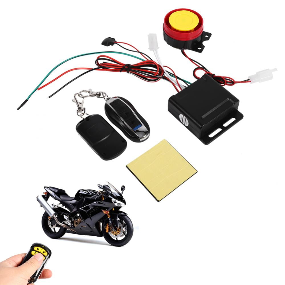 bike security system with remote start