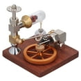 thumbnail image 1 of Stirling Engine Model, Beech Base Stirling Engine Model Set Multipurpose Table Ornamen For Mechanical Learning ANGGREK Otros, 1 of 8