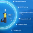 thumbnail image 4 of Crema de perno de Herramienta, de Latón inducto Magnético Calentador de Energía Que Ahorra Energía Sin Luz Led Brillante 1500W Para Maquinaria, 4 of 7