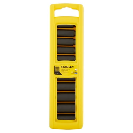 - STANLEY 97-126 11-Piece Deep Impact Socket Set