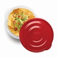 thumbnail image 4 of Rubbermaid TakeAlongs 6.2-cup Round Food Storage Containers, Ruby Red, 3 pack, 4 of 6