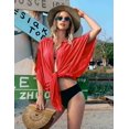thumbnail image 4 of Ekouaer Swim Cover Up for Women Swimsuit Coverups Bikini Beach Cover Up Pool Beachwear Swimwear, 4 of 6