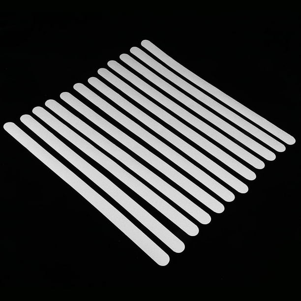 Pegatinas de Tiras Antideslizantes,12pcs Tira antideslizante para ba?o cinta antideslizante para escaleras, cinta protectora para escaleras, protección de ba?o para personas mayores Adhesivo para duch Amonsee No