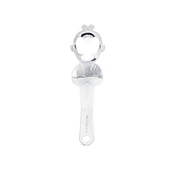 Kikkerland Monkey Bottle Opener, King, Silver
