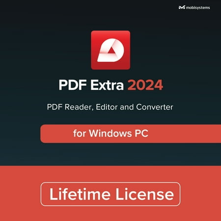 PDF Extra Lifetime | Professional PDF Editor | Edit, Protect, Annotate, Convert, Fill & Sign PDFs | 1 Windows PC / 1 User / Lifetime License
