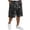 Black, variant on Camo Shorts Men Casual Shorts with Maple Leaf Print Drawstring Summer Beach Stretch Camo Shorts