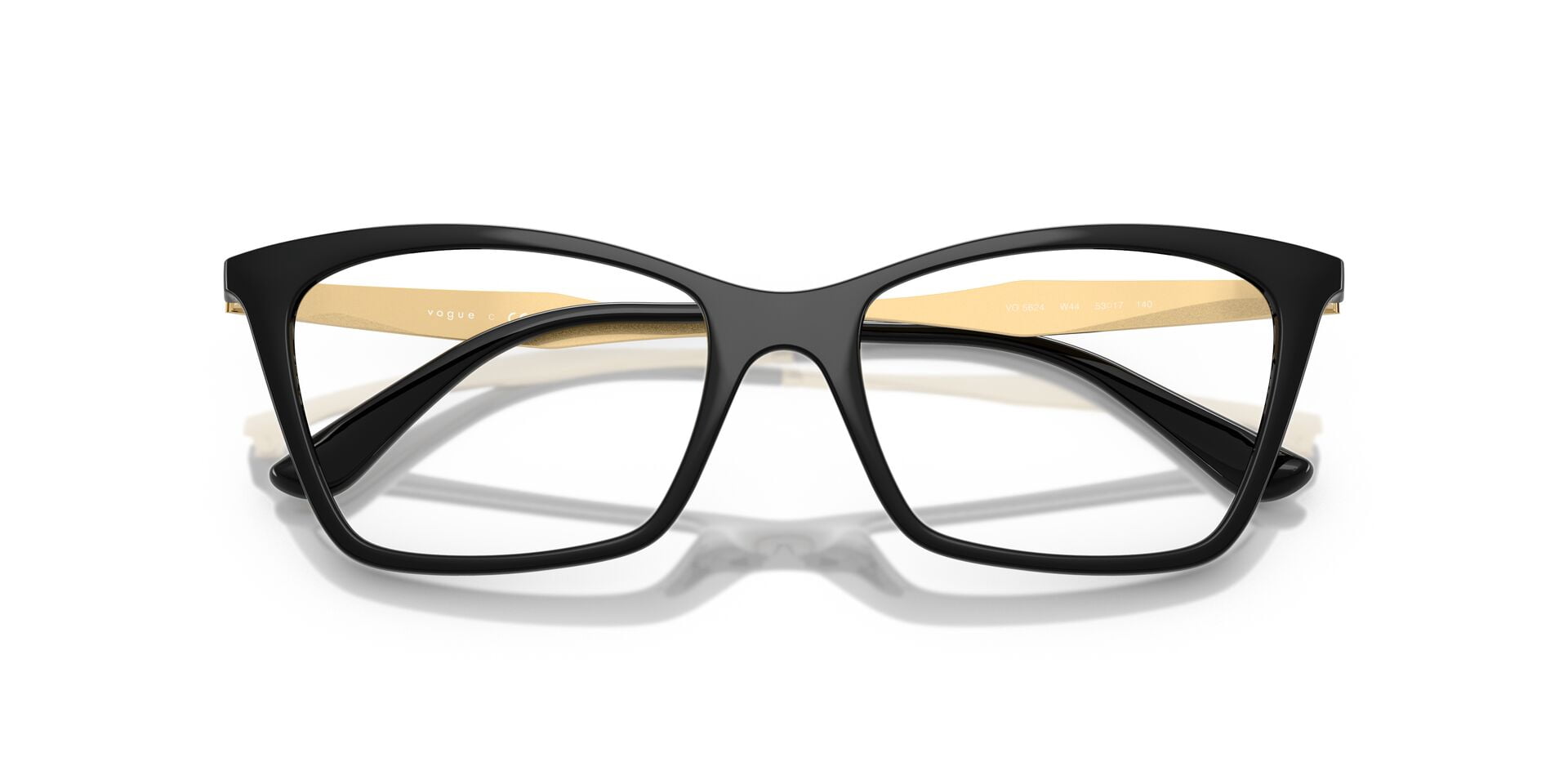 Vogue Unisex Eyeglasses VO5624 Black Full-Rim Propionate Frame 51mm