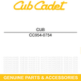thumbnail image 5 of CUB CADET 954-0754 V Belt 5L X 51.7'' CYB 325 13A 1027 101 OEM-754-0754 754-0754, 5 of 8