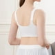 thumbnail image 3 of Gibobby Brasier Deportivo con Cierre Frontal Ropa interior fina deompleta para mujer, sujetador deportivo inalámbrico con botón frontal de sujetadores de talla grande(Blanco,36/80C), 3 of 5