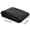 thumbnail image 2 of Pond Liner Heavy Duty HDPE Thickened Waterproof Membrane, Suitable for Garden Pond Habitats Weather Protection, Swimming Pool Covers Water Features Protective Shield Film,9.84 × 14.76 ft, 2 of 4