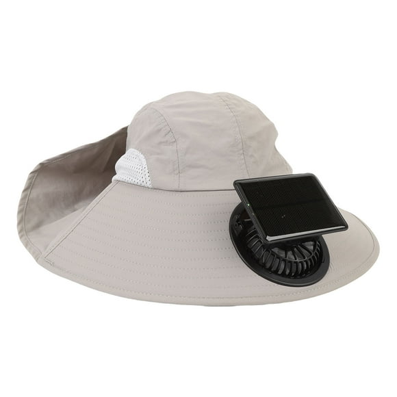 Sombrero De Abanico De Verano, Sombrero De Abanico Suave Y Transpirable De Ala Ancha Con Cordón Para Exteriores