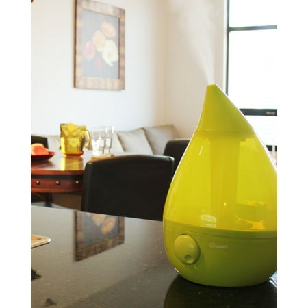 “Crane 1 Gallon Cool Mist Humidifier ideal for Bedroom, Baby Nursery, Office, and Plants - Green
