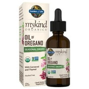 Garden of Life Organics, Oil of Oregano, Seasonal Drops, Alcohol Free, 1 fl oz (30 ml)