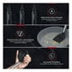 thumbnail image 2 of Juego de Utensilios de Cocina Silicona y Acero Inoxidable, 24 pzas (Negro/Plateado), 2 of 7