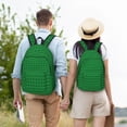 thumbnail image 4 of Disketp Green St. Patrick’s day Mochila de Lona Estampada, Mochila Escolar de Viaje Ligera para Estudiantes y Portátil-Medium, 4 of 5