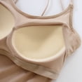 thumbnail image 6 of WEIWEN Tank Tops for Women with Built in Bra Sleeveless Ribbed Cross Spaghetti Strap Camisole Summer Backless Crop Tanks Shirts Khaki, S, 6 of 6