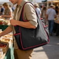 thumbnail image 6 of Foldable Tote Bag Large Capacity Waterproof Reusable Portable Storage Bag, 6 of 7