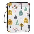 thumbnail image 2 of Haosy Accordion File Organizer Zipper Binder 500 Sheet 6-Tab Expanding File Folder Multi-Pocket 1.2 Inch 3 Ring Different Trees, 2 of 7