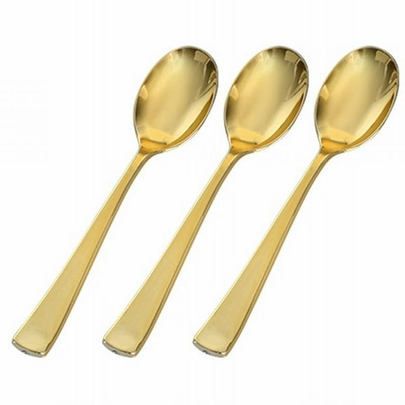 Gold Secrets Plastic Spoons 25 Per Pack
