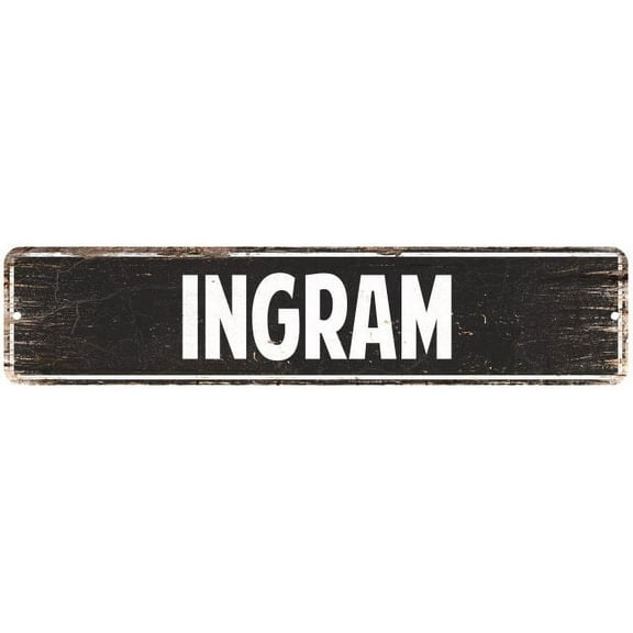INGRAM Gift Street Sign Home Decor Chic Gift 4x18 204180003296