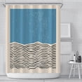 thumbnail image 1 of PANDACO Dewdrop Fabric Shower Curtain (72" x 72"), 1 of 4