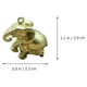 thumbnail image 2 of 2pcs encantos de elefante de latón colgante de llavero de latón colgante de animal (color aleatorio), 2 of 5