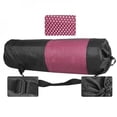 thumbnail image 2 of Black Portable Yoga Mat Bag Nylon Pilates Carrier Mesh Sport Tool Adjustable Strap Clearence, 2 of 6