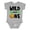 AC-Heather Grey, variant on Inktastic Wild and One Cute Lion Birthday Boys or Girls Baby Bodysuit