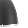 thumbnail image 4 of Hunter - Bluff View 3-light Matte Black, Medium Size Pendant Light, Dimmable, Casual Style, Bell Shaped, for Bedrooms, Dining, Living Rooms - 19215, 4 of 8