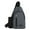 Grey, variant on NOKIO Crossbody Sling Backpack For Sports Recreational Sports Backpack Small Sling Bag With Water Bottle Holder For Woman And Man Fashionable Travel Backpack