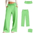 thumbnail image 4 of Kids School Uniform For Girls Fit Kids Dress Pants With Pockets Straight Pants Green Uniform Pants Back To School Clothes For Girls Kids Girls Pants Size 7-8 Years, 4 of 6