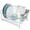 Silver Rack With White Utensil Holder-Small - 13.4" x 11.6" x 5.3", variant on Small In Sink Dish Drying Rack - Stainless Steel Compact Drainer For Rv Kitchen Apartment  Rust Resistant Inside 1-2 Person Households 11.6" W X 13.4" L Silver