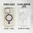 thumbnail image 4 of Capes Impact Armour Case for iPhone 15 Pro Max, Shockproof, 10 ft Drop Military Grade Protection, Compatible with MagSafe Back Cover, Non-Yellowing, PC + TPU + TPE Transparent Case, Black Clear, 4 of 5