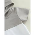 thumbnail image 6 of Bagilaanoe Toddler Baby Boys Hooded Short Sleeve Tops + Shorts 6M 12M 18M 24M 3T 4T Casual Summer Clothing, 6 of 8
