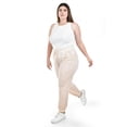 thumbnail image 2 of Pantalón jogger de terciopelo Roman Fashion Talla Extra 7127 Beige 38, 2 of 6