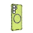 thumbnail image 2 of For Magnetic Samsung Galaxy S24 Case, Honeycomb Structure [Compatible with MagSafe] Slim Translucent Matte Design Shockproof Drop Protective Bumper Women Girls Men Boy S24,Green, 2 of 11