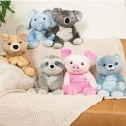 Hugimals Quinn The Koala 4.5lbs Weighted Self Care Stuffed Animal Stress and Anxiety Relief Plush for Adults and Kids