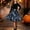 Blue, variant on Piuwrlz Girls Halloween Party Dresses Kids Girl Cos Perform Dress Multicolor Size 9 Years