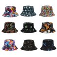 thumbnail image 2 of Sombrero de cubo con grafiti para mujer, gorro de pescador con Calavera, Rana, plegable, para exteriores, Panamá qym unisex, 2 of 2