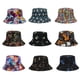 thumbnail image 2 of Sombrero de cubo con grafiti para mujer, gorro de pescador con Calavera, Rana, plegable, para exteriores, Panamá qym unisex, 2 of 2