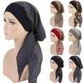 thumbnail image 1 of Women's Beanie Turban Hat Head Scarf Wrap Chemo Bandana Hijab Cap, 1 of 2